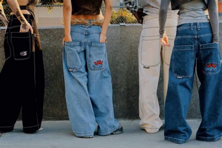 Baggy jeans from the 90s and early 2000s are back for fall