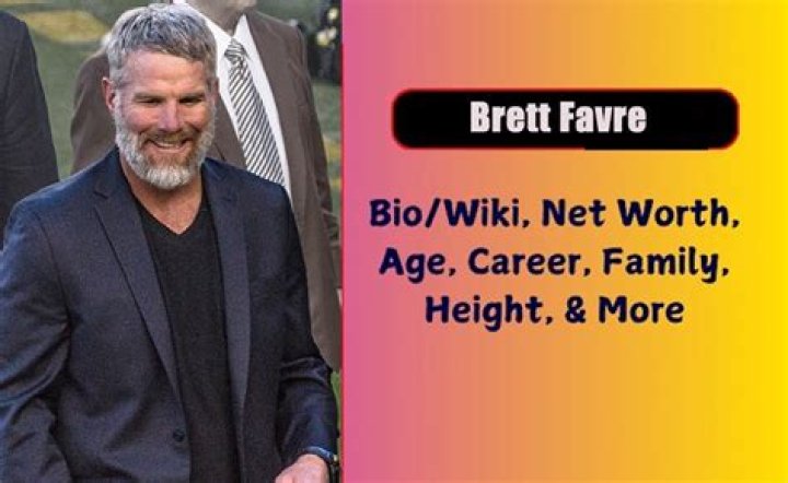 Brett Favre - Age, Family, Bio