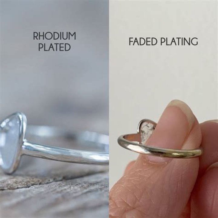 How can you tell if jewelry is rhodium?