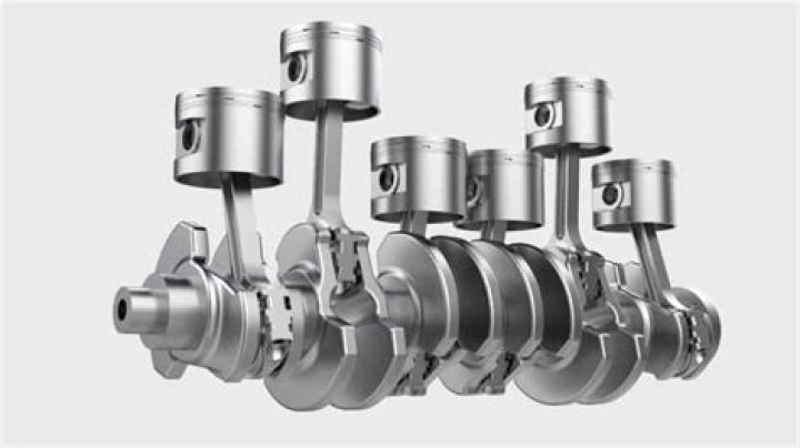 How many crankshafts are there in a v8 automobile engine?