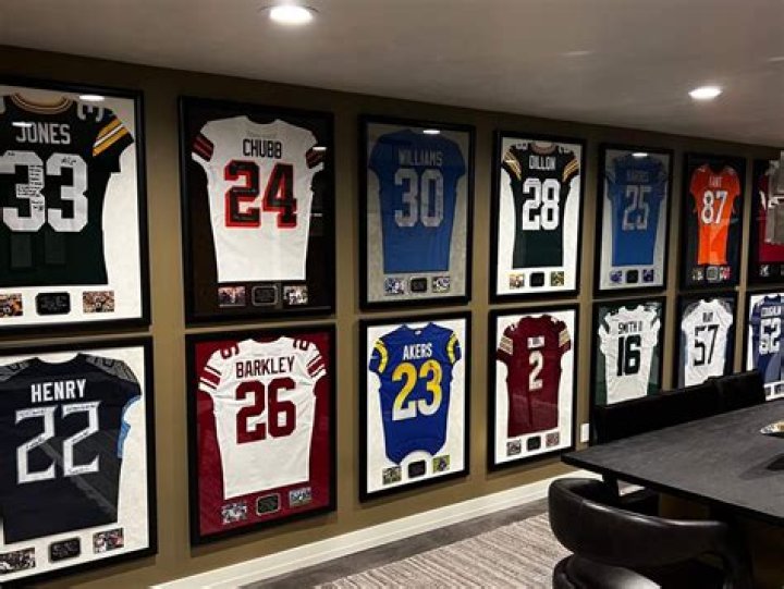 How much does it cost to frame a football jersey?