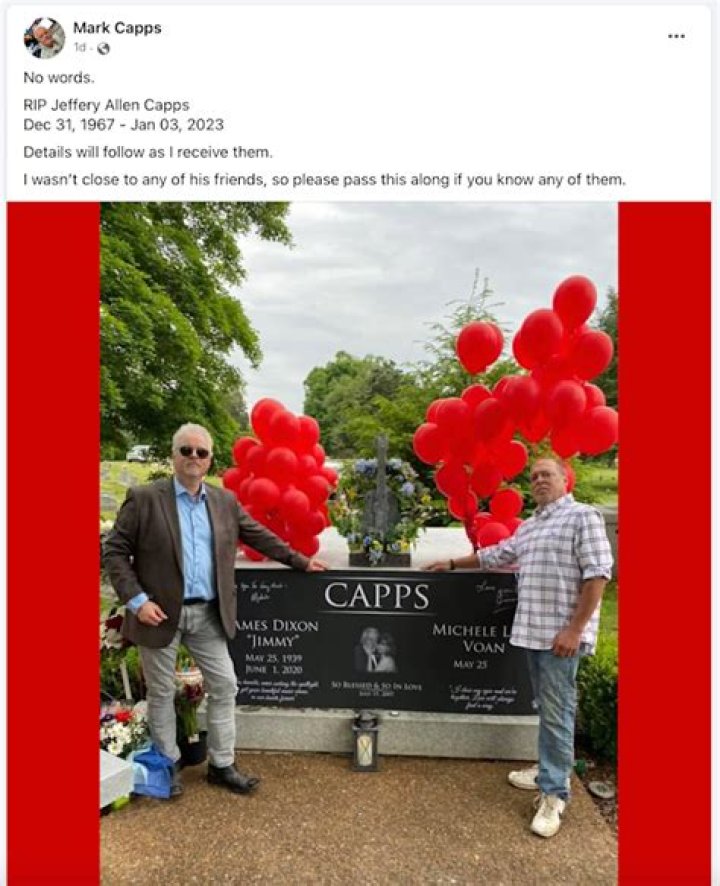 Mark Capps Funeral, Burial, Obituary, Memorial Service