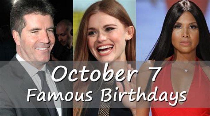 October 7 Birthdays By Profession