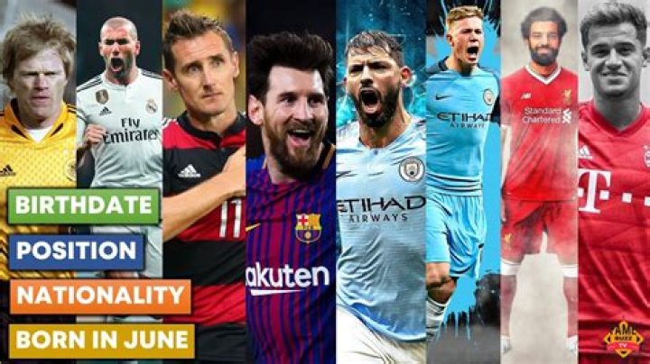 Soccer Players Born June 9