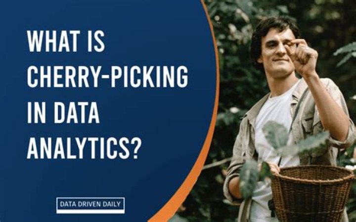 What does cherry picking mean in the context of data analytics?