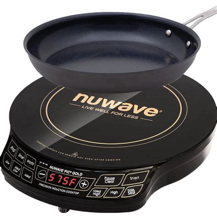What does e1 mean on NuWave cooktop?