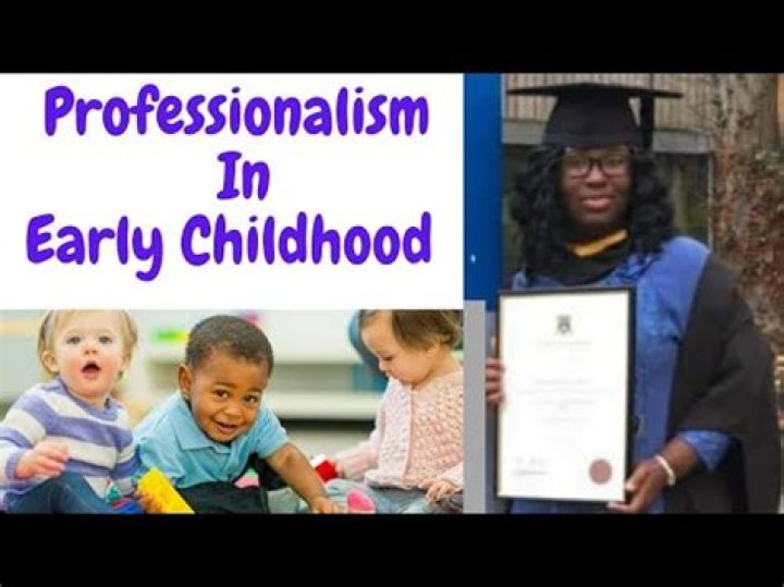 What is professionalism in early childhood education?