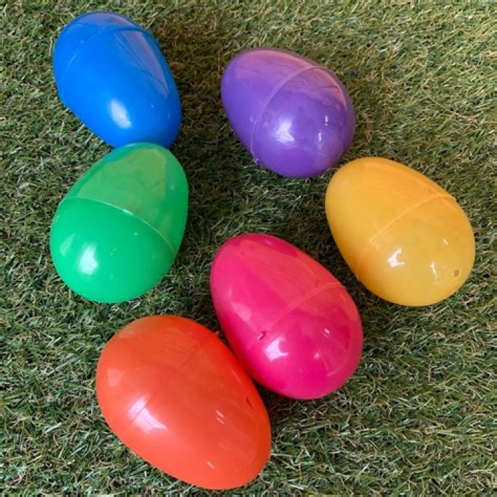 What is the hole in plastic eggs for?